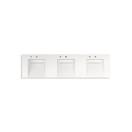 Kohler 90In Wall-Mount Basin Lavatory System In Iconic White 81031-BSS-KEW